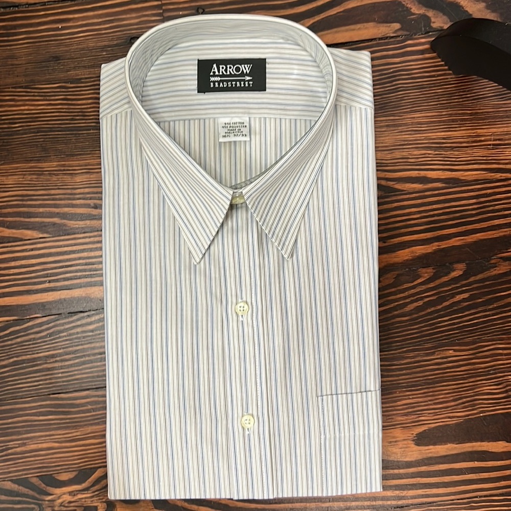 Arrow‎ Bradstreet men’s shirt size 16 1/2 32/33